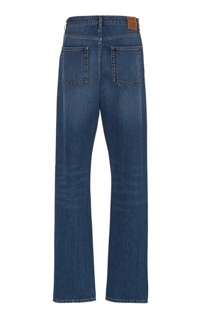 Shop Totême Ease Rigid Straight-leg Jeans In Medium Wash
