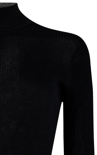 Shop Atm Anthony Thomas Melillo Cotton-blend Top In Black