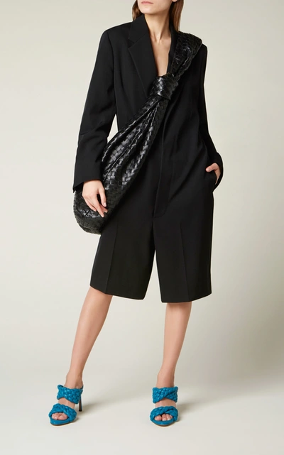 Shop Bottega Veneta Cady Jumpsuit In Black