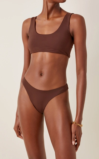 Shop Aexae Women's Magnum Bikini Top In Brown
