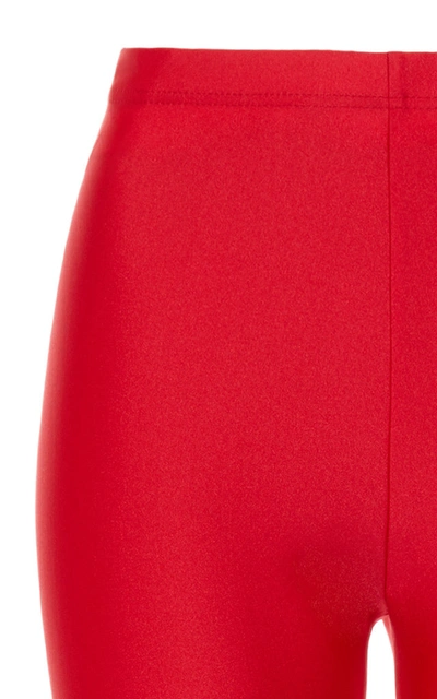 Shop Balenciaga Women's Jersey Leggings In Blue,red