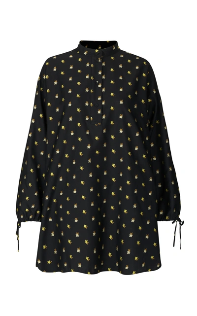 STINE GOYA NEVA PRINTED CREPE SHIFT DRESS 797194