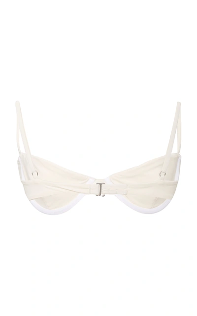Shop Anemone Balconette Underwire Bikini Top In White