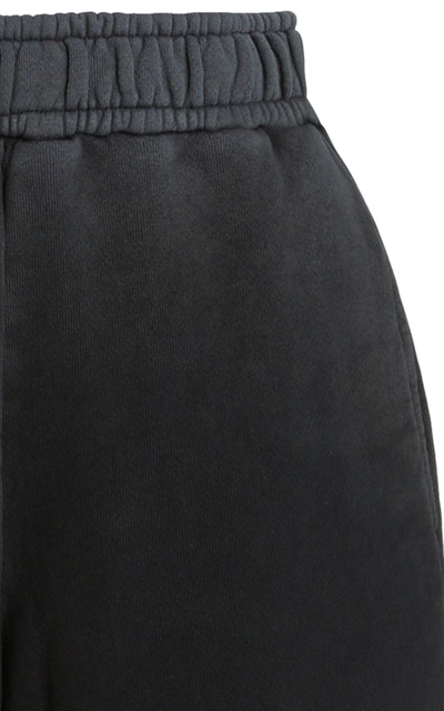 Shop Cotton Citizen Women's The Brooklyn Washed Cotton Sweatpants In Black