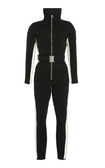 Shop Cordova Signature Stretch-jersey Ski Suit In Black