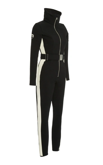 Shop Cordova Signature Stretch-jersey Ski Suit In Black