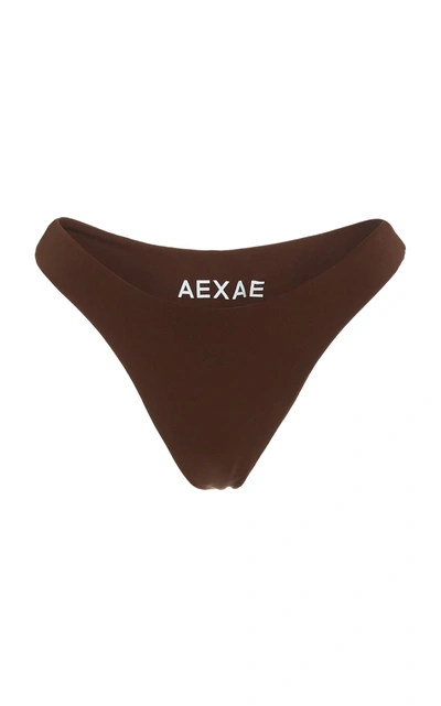 Shop Aexae Women's Magnum Bikini Bottoms In Brown