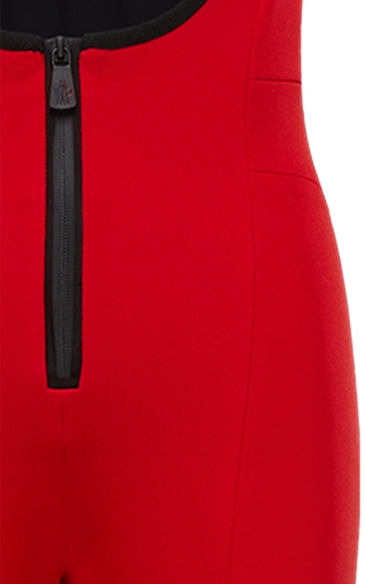 Shop Moncler Genius Women's 3 Moncler Grenoble Nylon Ski Suit In Red