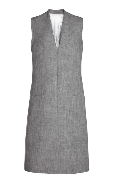 Shop Peter Do Sleeveless Dress In Grey