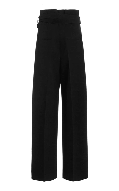 Shop Jil Sander Noriyuki Belted Wide-leg Pants In Black