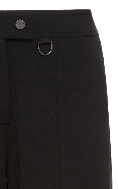 Shop Erin Snow Teri Shell Straight-leg Pants In Black