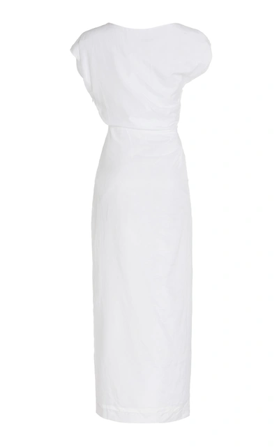 Shop Georgia Alice Lily Cotton-blend Dress In White