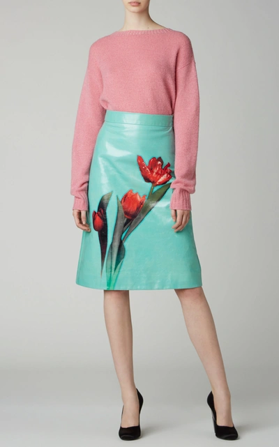 Shop Prada Cashmere Sweater In Pink