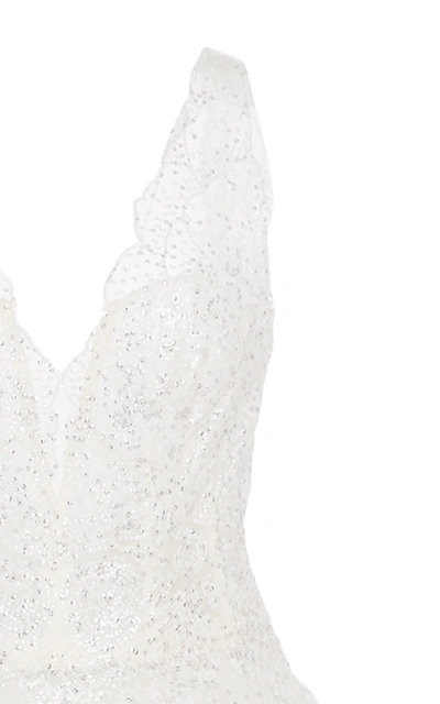 Shop Isabelle Armstrong The Izzy Beaded Tulle Gown In White