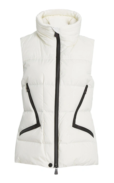 Shop Moncler Women's Atka Down Ski Vest In White