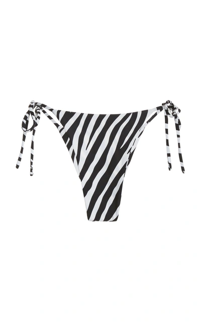 Shop Aexae Tyra String Bikini Bottom In Animal