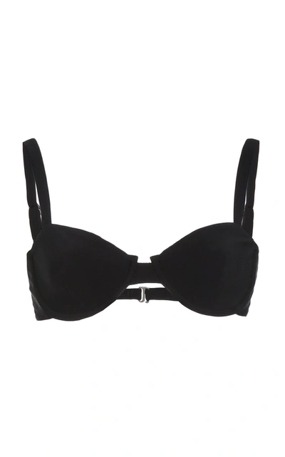 Shop Anemos Women's Brigitte Bikini Top In Black