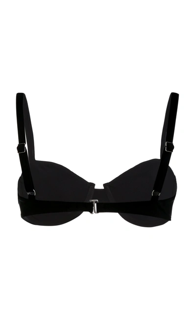 Shop Anemos Women's Brigitte Bikini Top In Black