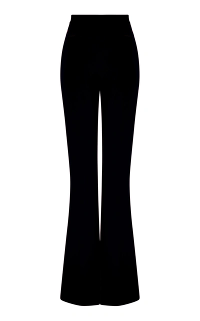 Shop Safiyaa Women's Halluana Crepe Flared Trousers In Black