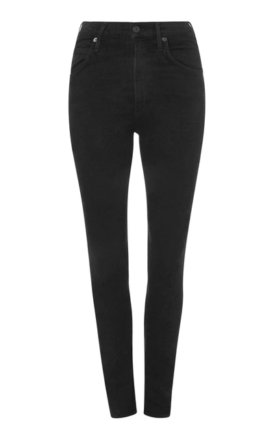 Shop Citizens Of Humanity Women's Chrissy High-rise Skinny Jeans In Black
