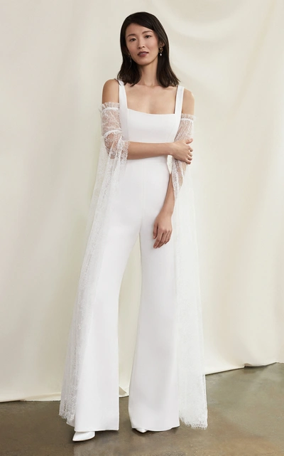 Shop Savannah Miller Bridal Mildred Jumpsuit In Ivory