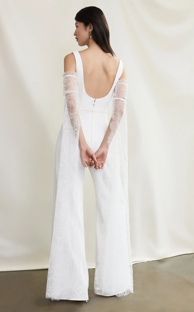 Shop Savannah Miller Bridal Mildred Jumpsuit In Ivory