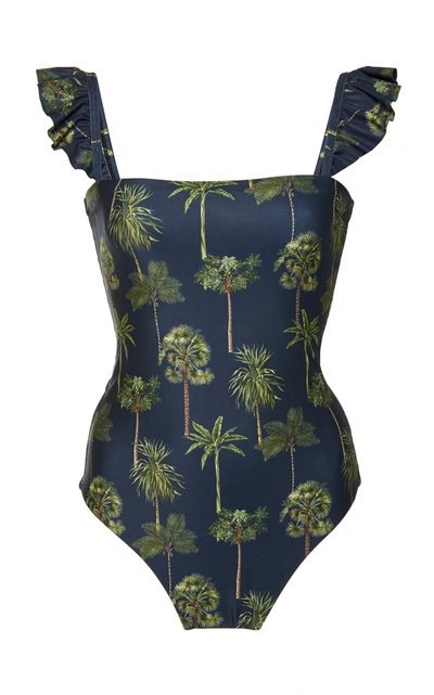 Agua By Agua Bendita Nativa Printed One Piece Swimsuit In Black | ModeSens