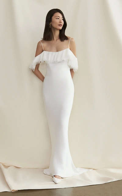 Shop Savannah Miller Bridal Fleur Gown In Ivory