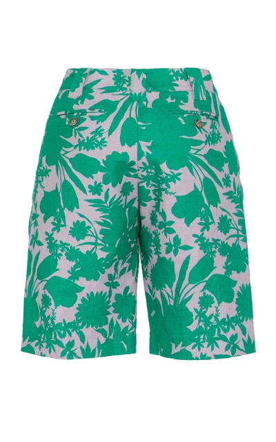 Shop Alexis Talbot Shorts In Green