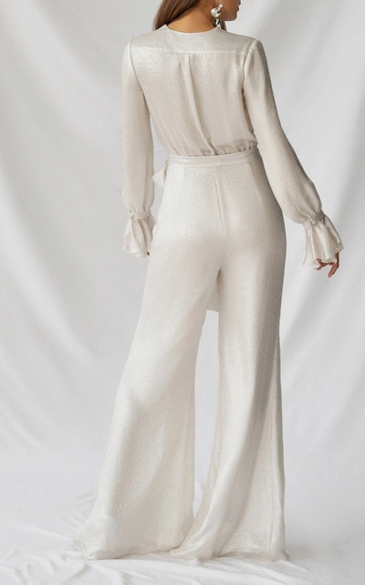 Shop Alexandra Grecco Bridal Women's Aster Jumpsuit In White