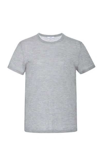 Shop Co Cashmere T-shirt In Grey