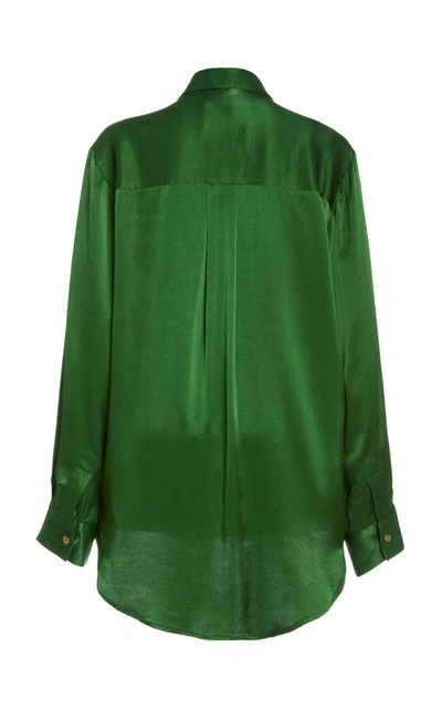 Shop Asceno Women's The Milan Sleepshirt In Green