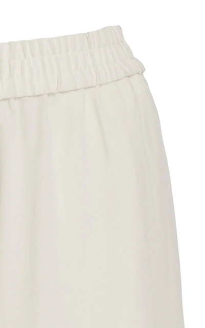 Shop Co Wide-leg Jersey Pants In White