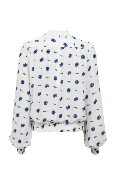 Shop Baum Und Pferdgarten Madelyn Voluminous Sleeve Blouse In Print