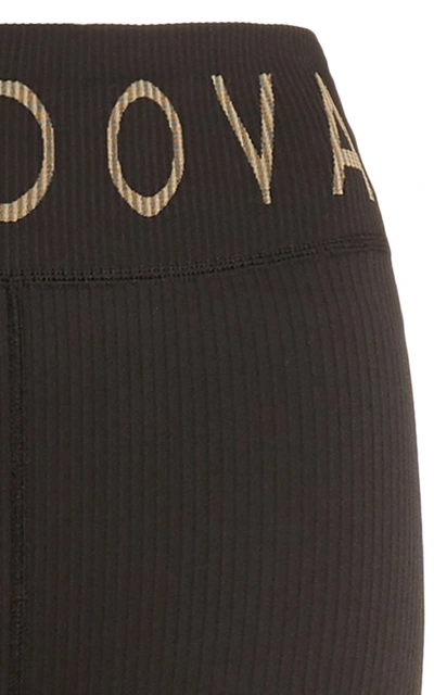 Shop Cordova Ribbed-knit Base Layer Bottom In Black