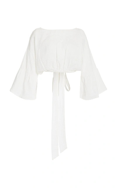 Shop Anaak Women's Margherita Bell Blouse In White