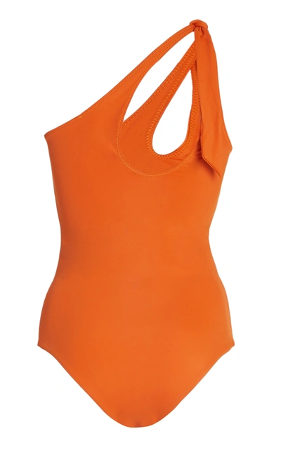 Shop Palm Women's Coty Cutout One-piece Swimsuit In Orange