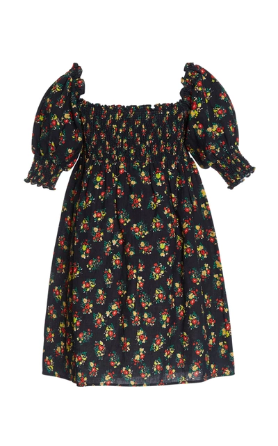 Shop Rixo London Brenda Floral-print Cotton-blend Mini Dress