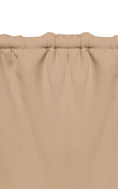 Shop Aexae Gathered Bottoms In Neutral