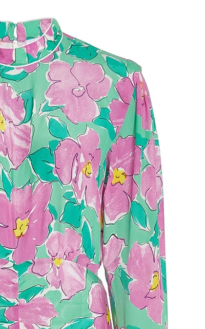 Shop Rixo London Women's Cherie Ruffled Floral Silk Maxi Dress