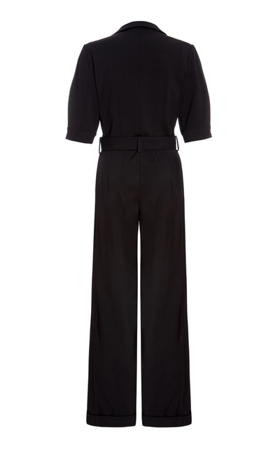 Shop Usisi Gillian Belted Jumpsuit In Black