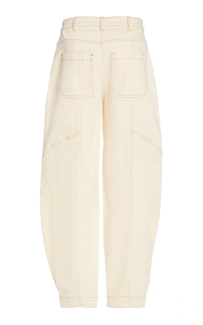 Shop Ulla Johnson Brodie Cropped Jeans In White