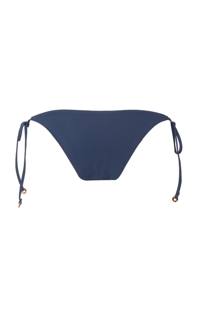 Shop Anemos The String Tie Side Bikini Bottom In Blue