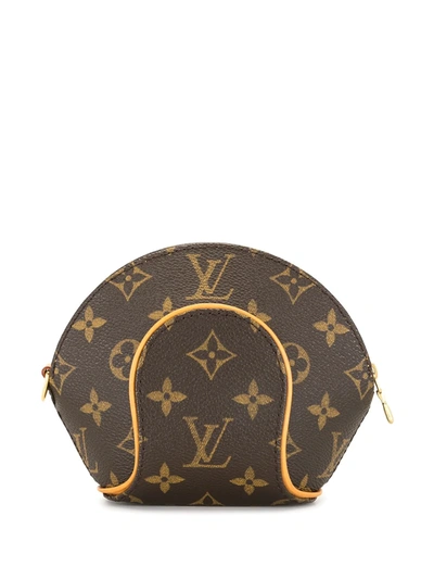Pre-owned Louis Vuitton 2005  Mini Ellipse Pouch In Brown