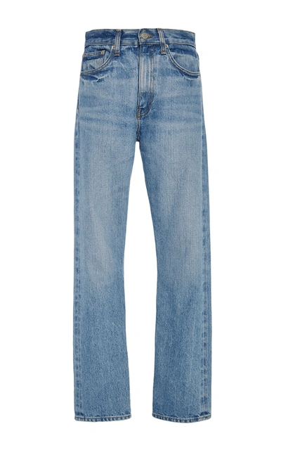 Shop Brock Collection Women's Wright High-rise Straight-leg Jeans In Medium Wash,light Blue