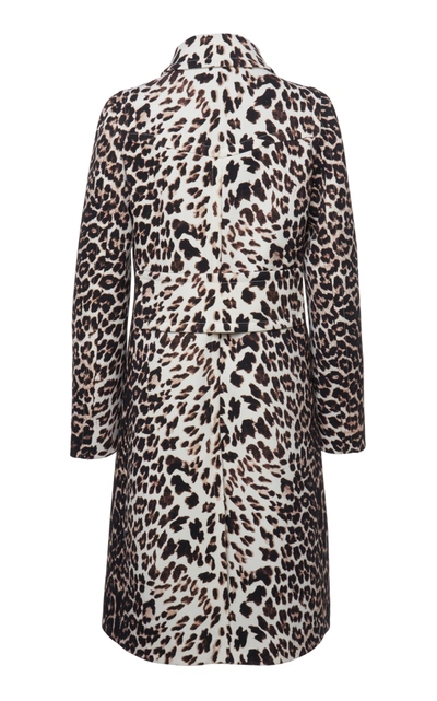 Shop Prada Printed Gabardine Coat