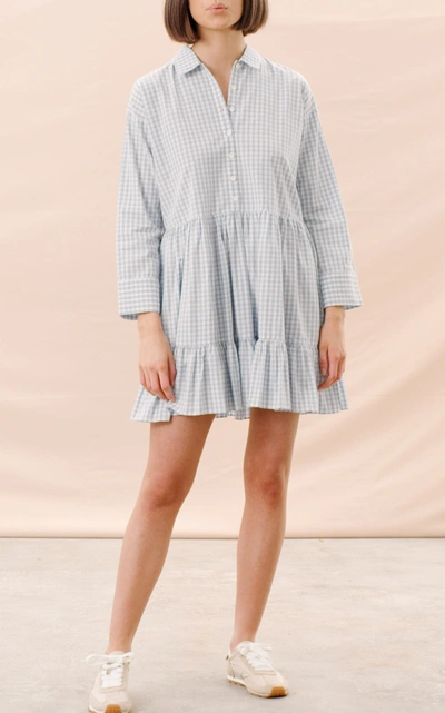 Shop Bytimo Checkered Shift Dress In Multi