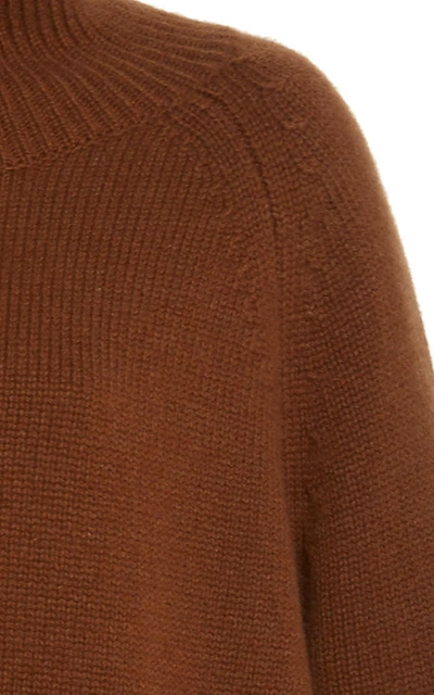 Shop Nili Lotan Women's Lanie Cashmere Turtleneck Sweater In Brown