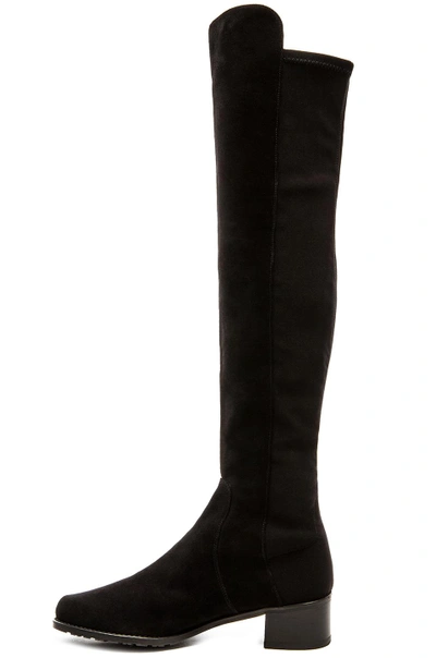 Shop Stuart Weitzman Reserve Boot In Black Suede