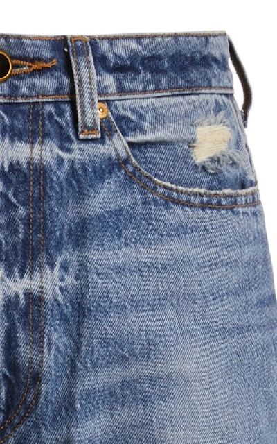 Shop Khaite Women's Danielle Rigid High-rise Slim-leg Jeans In Light Wash